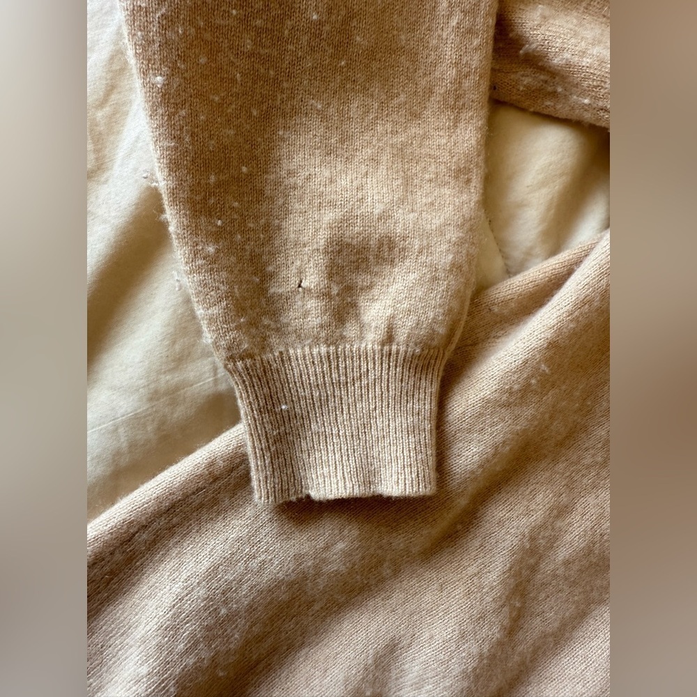 Classic Beige Women's Cardigan - Picture 7 of 7